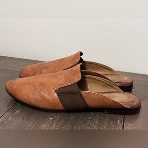 Frye Terri Gore Mule Brown Leather Womens size 7.5